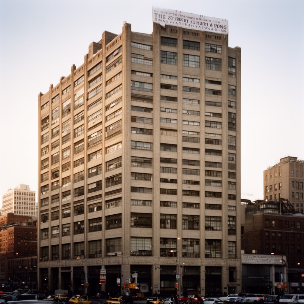 AI-generated illustration of Starrett-Lehigh Building