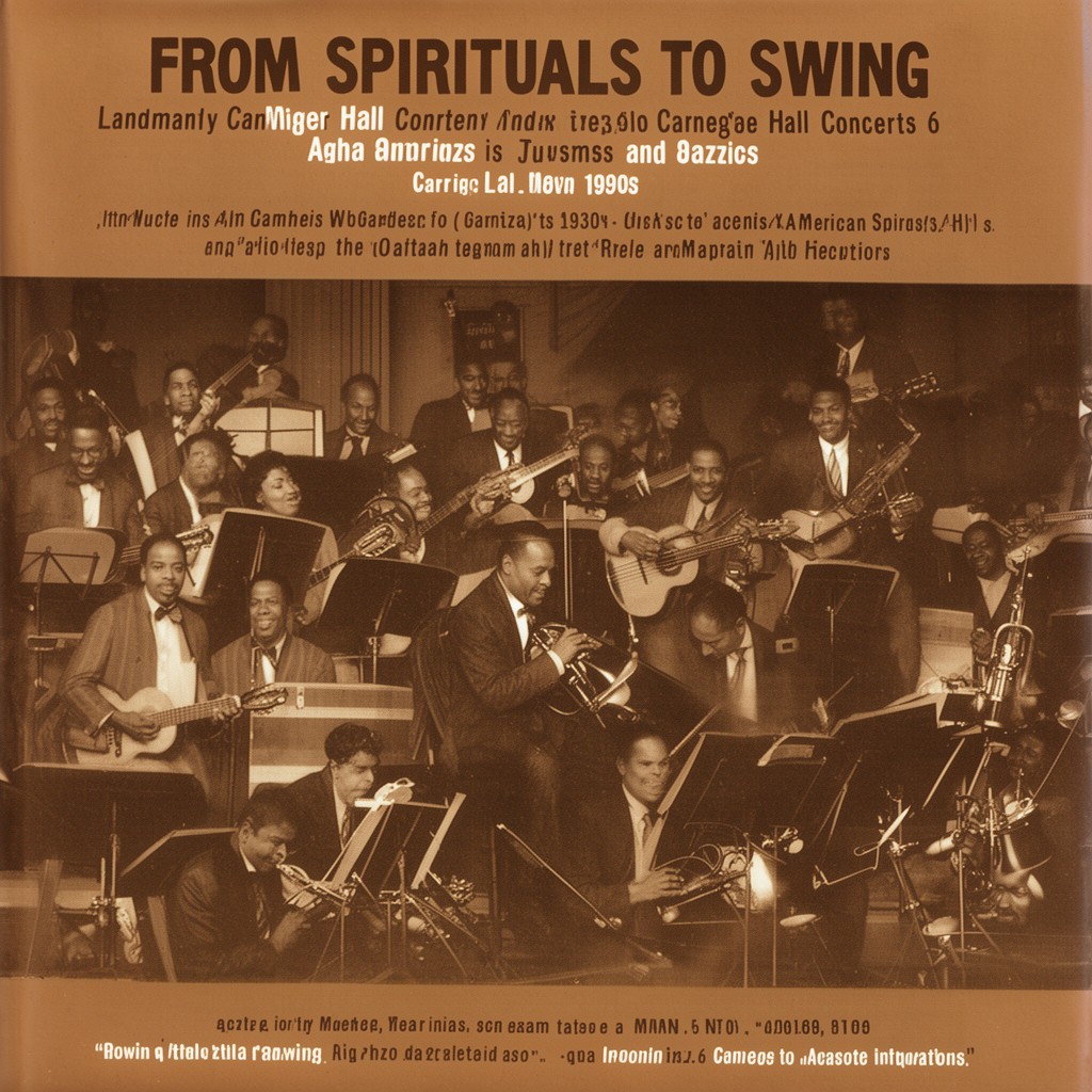 AI-generated illustration of From Spirituals to Swing concerts