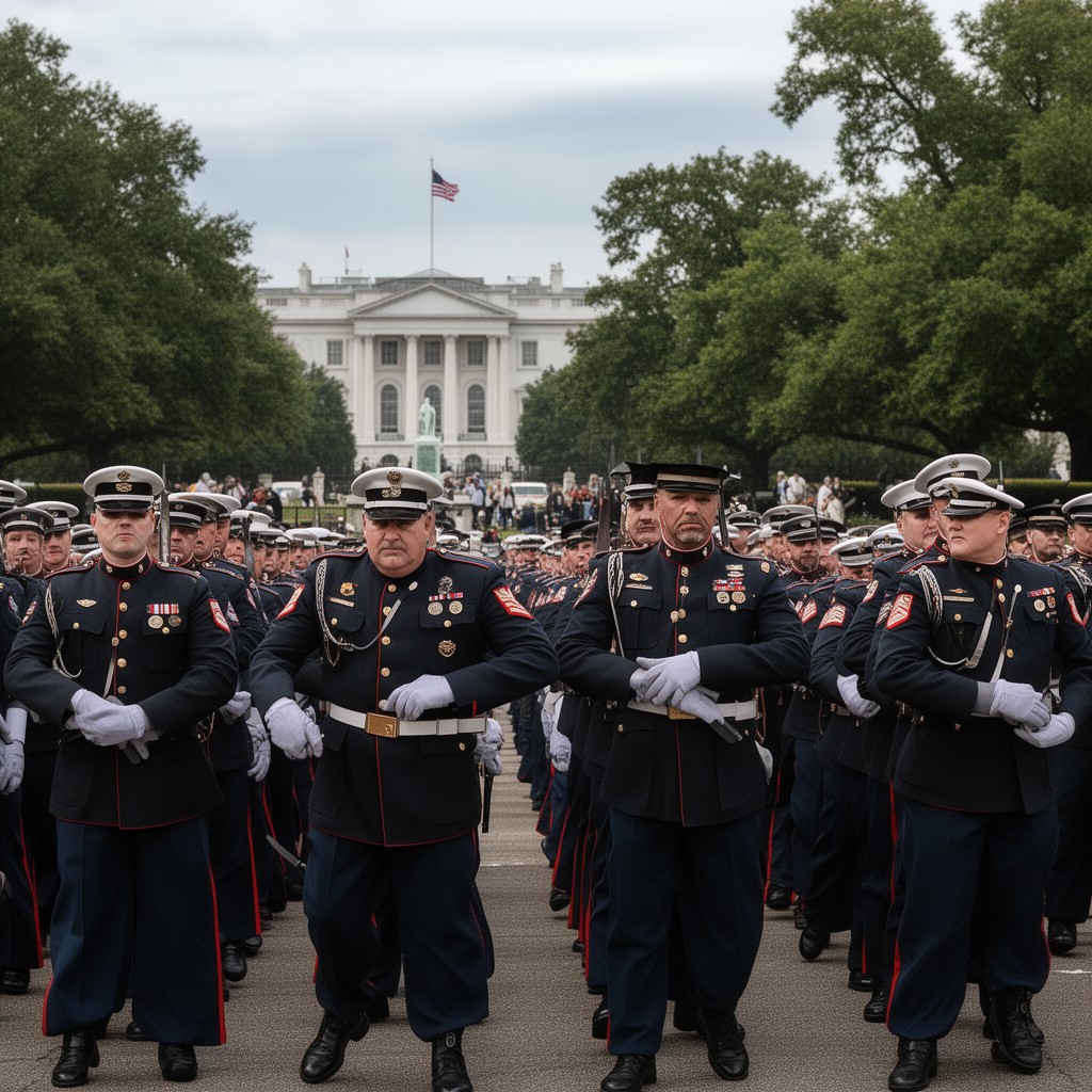 AI-generated illustration of 3rd U.S. Infantry Regiment (The Old Guard)