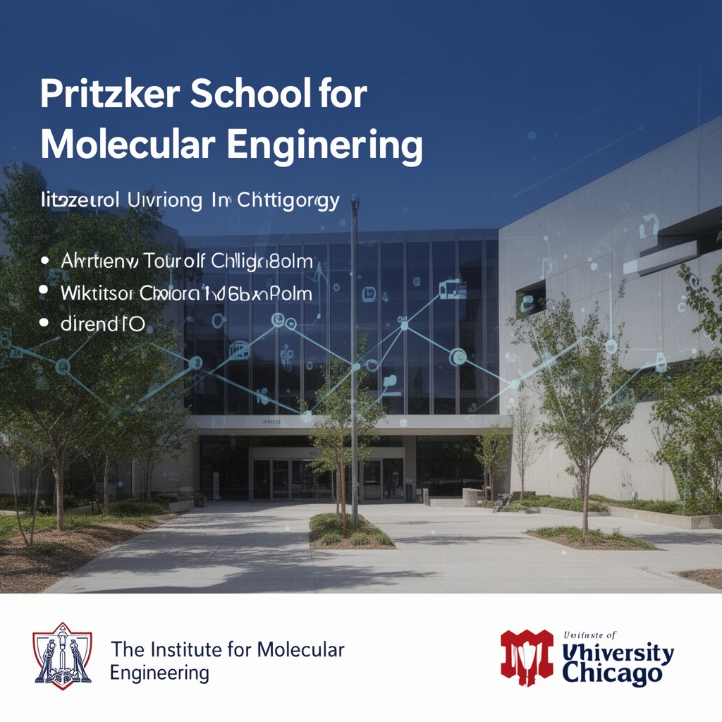 AI-generated illustration of Institute for Molecular Engineering (Pritzker School of Molecular Engineering)