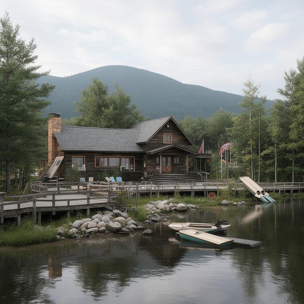 AI-generated illustration of Old Forge