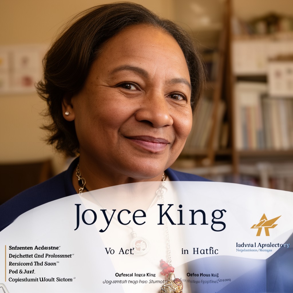 AI-generated illustration of Joyce King
