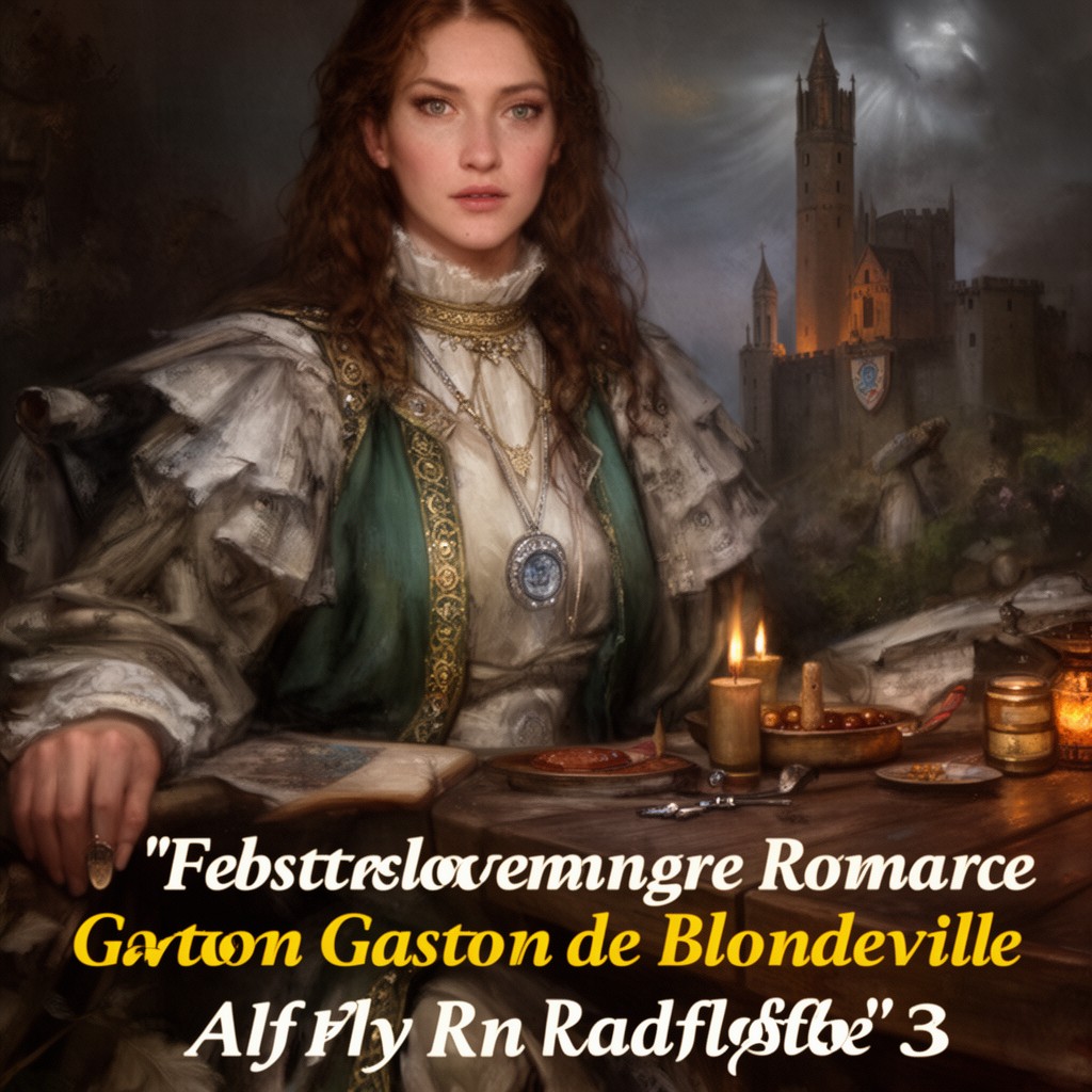 AI-generated illustration of Gaston de Blondeville