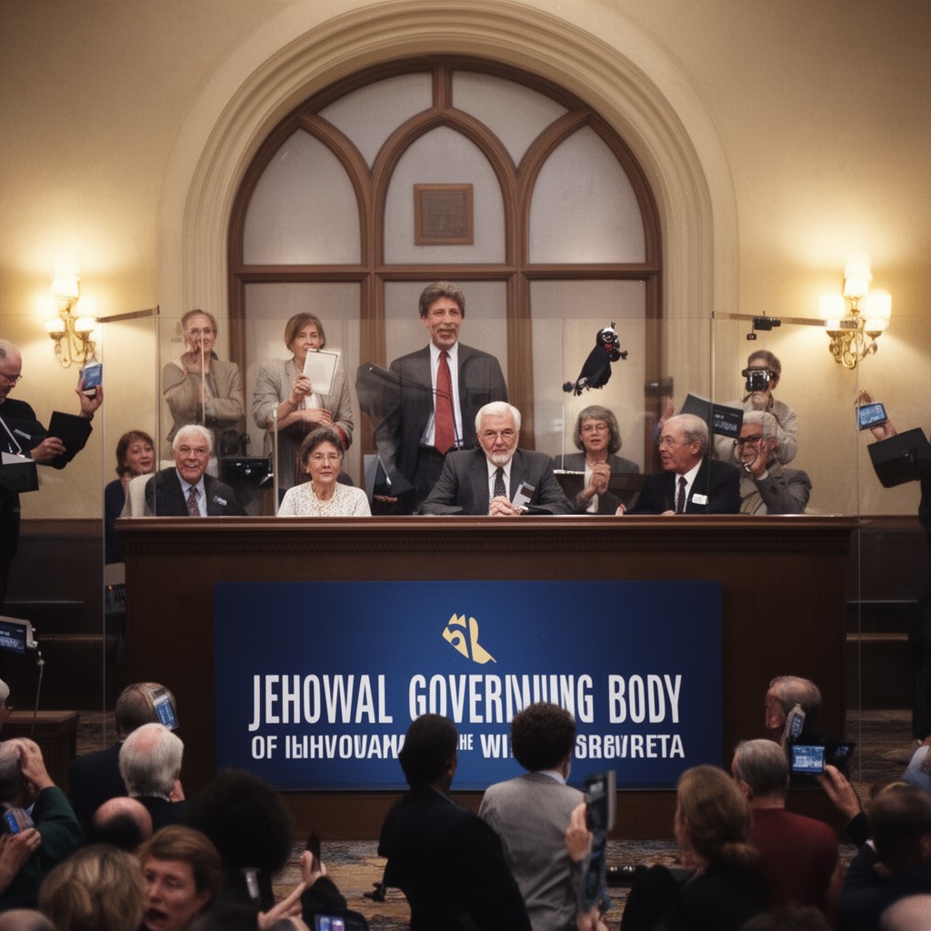 AI-generated illustration of Governing Body of Jehovah's Witnesses