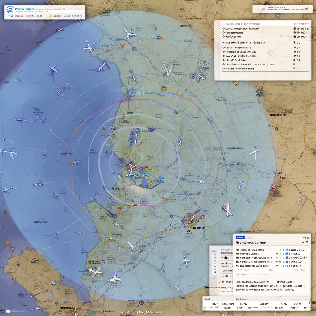 AI-generated illustration of Class A airspace