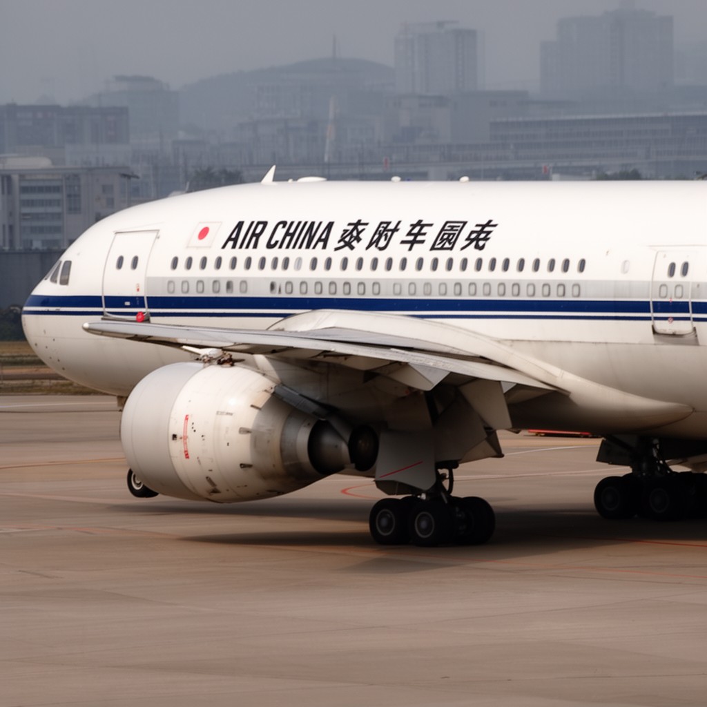 AI-generated illustration of Air China