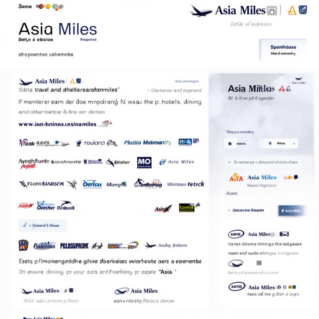 AI-generated illustration of Asia Miles