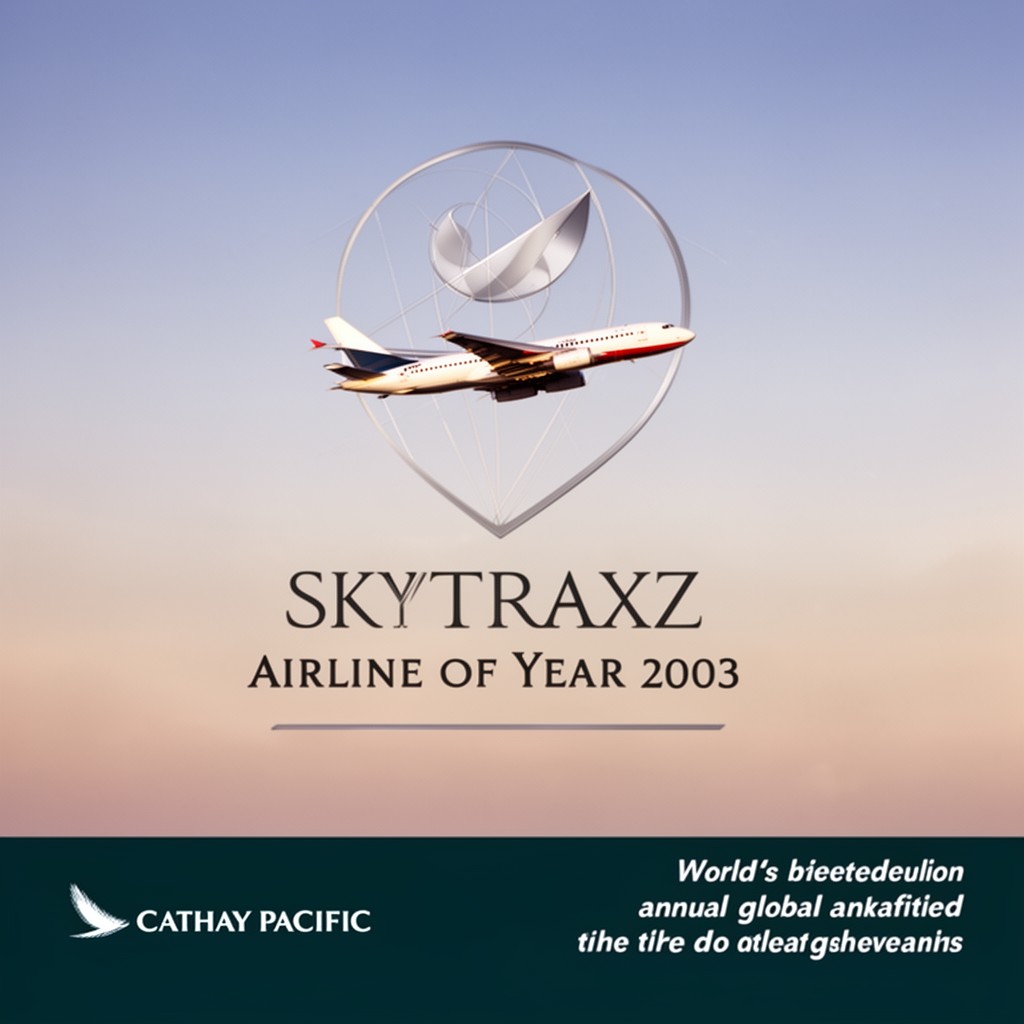 AI-generated illustration of Skytrax Airline of the Year 2003