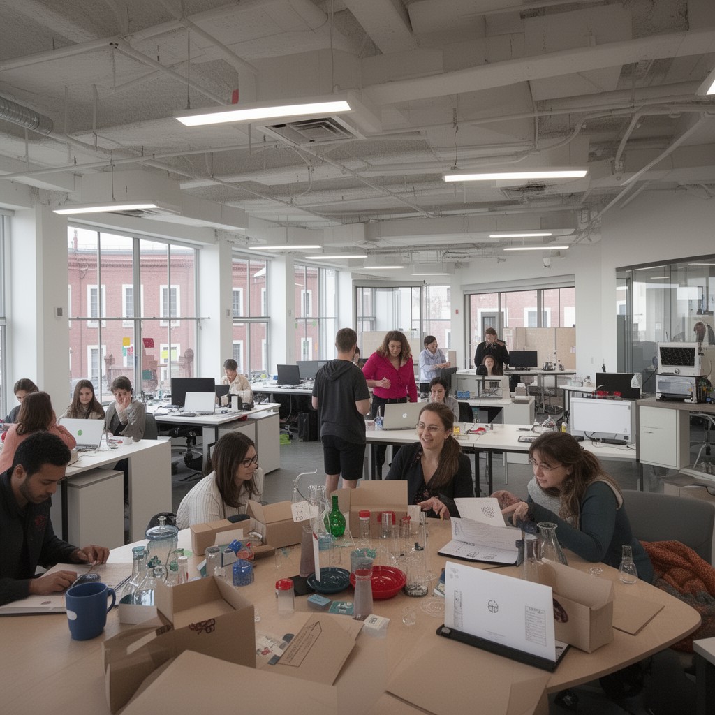 AI-generated illustration of Pagliuca Harvard Life Lab