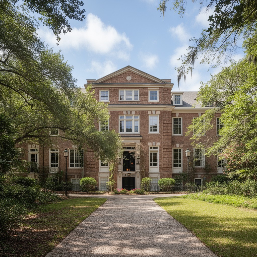 AI-generated illustration of U.S. Marine Hospital (Charleston, South Carolina)