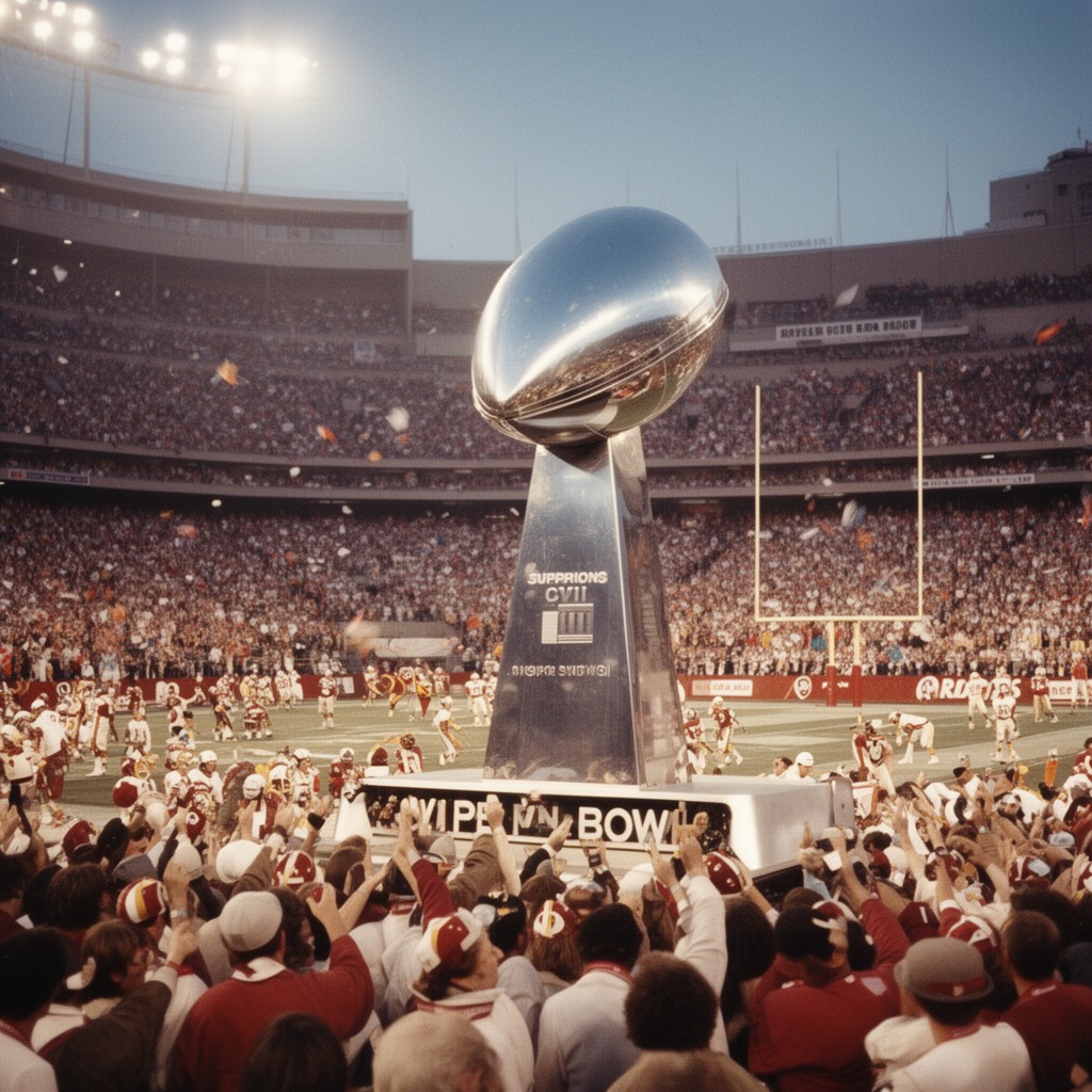 AI-generated illustration of Super Bowl XVII