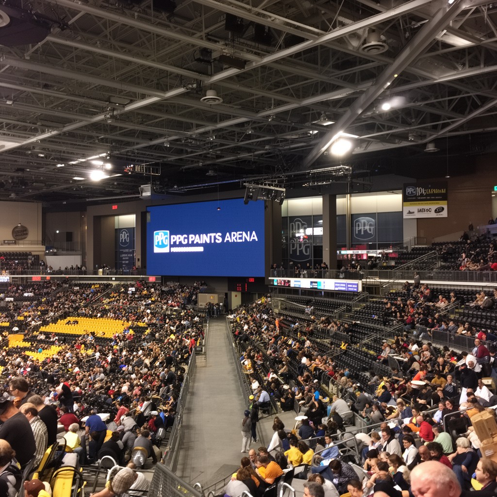 AI-generated illustration of PPG Paints Arena