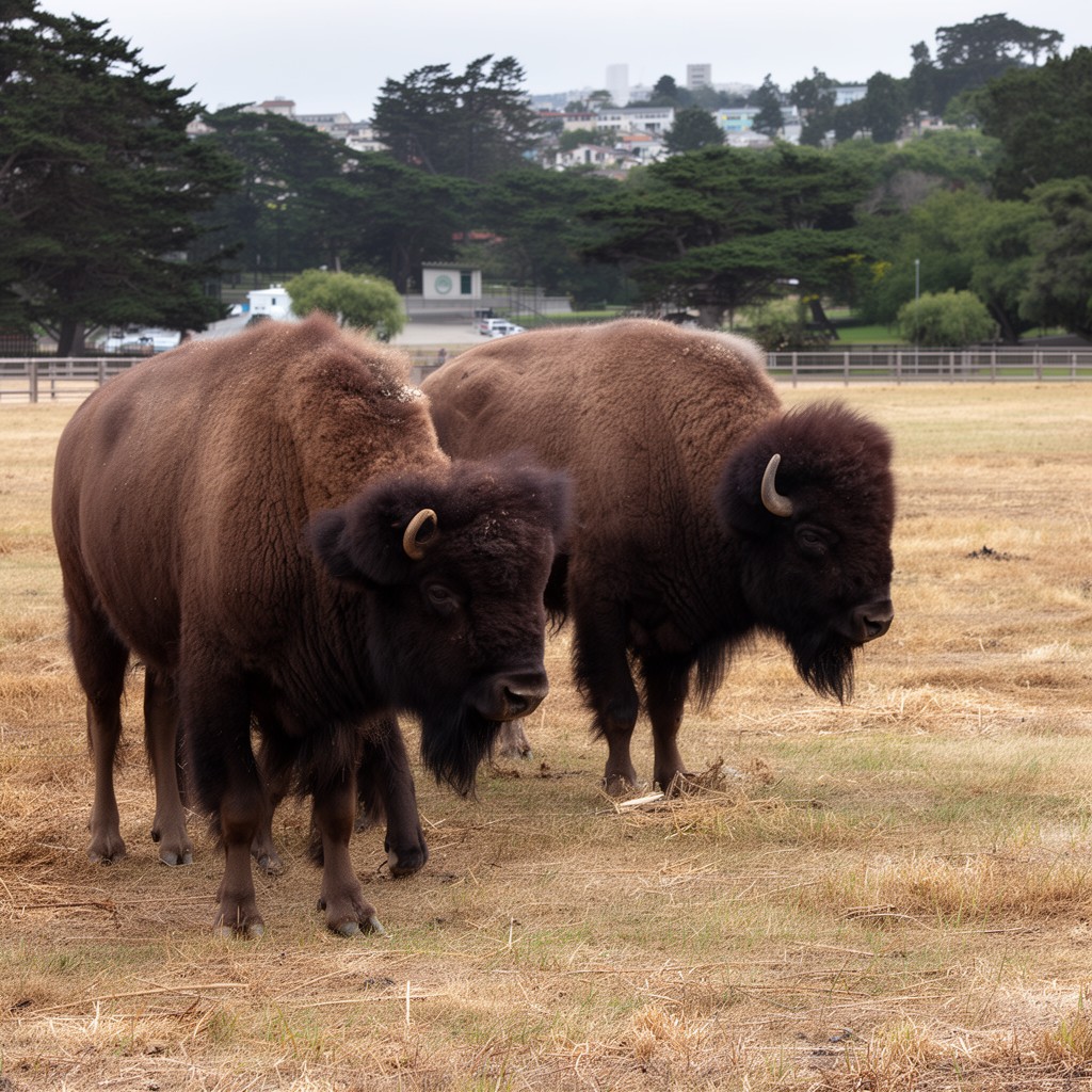 AI-generated illustration of Bison Paddock