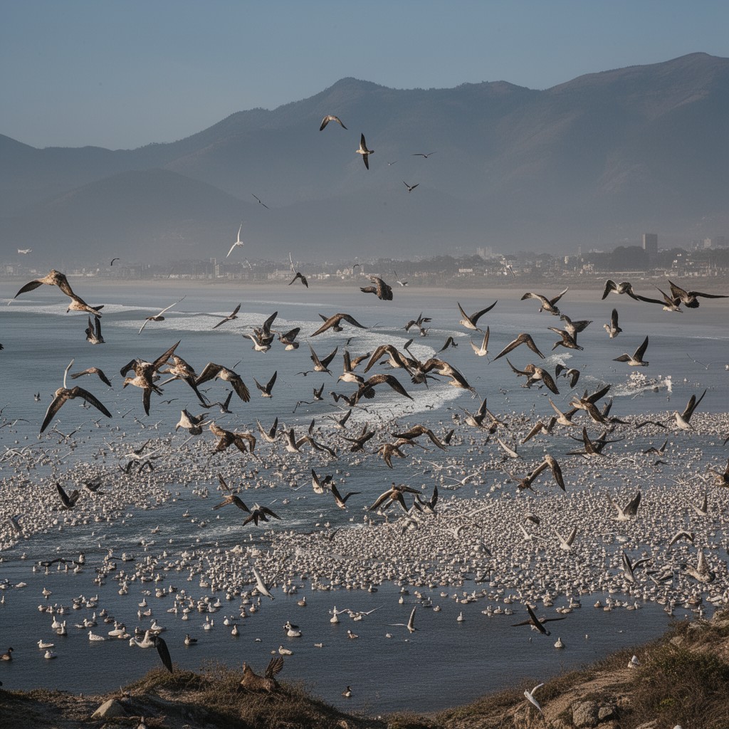 AI-generated illustration of Pacific Flyway
