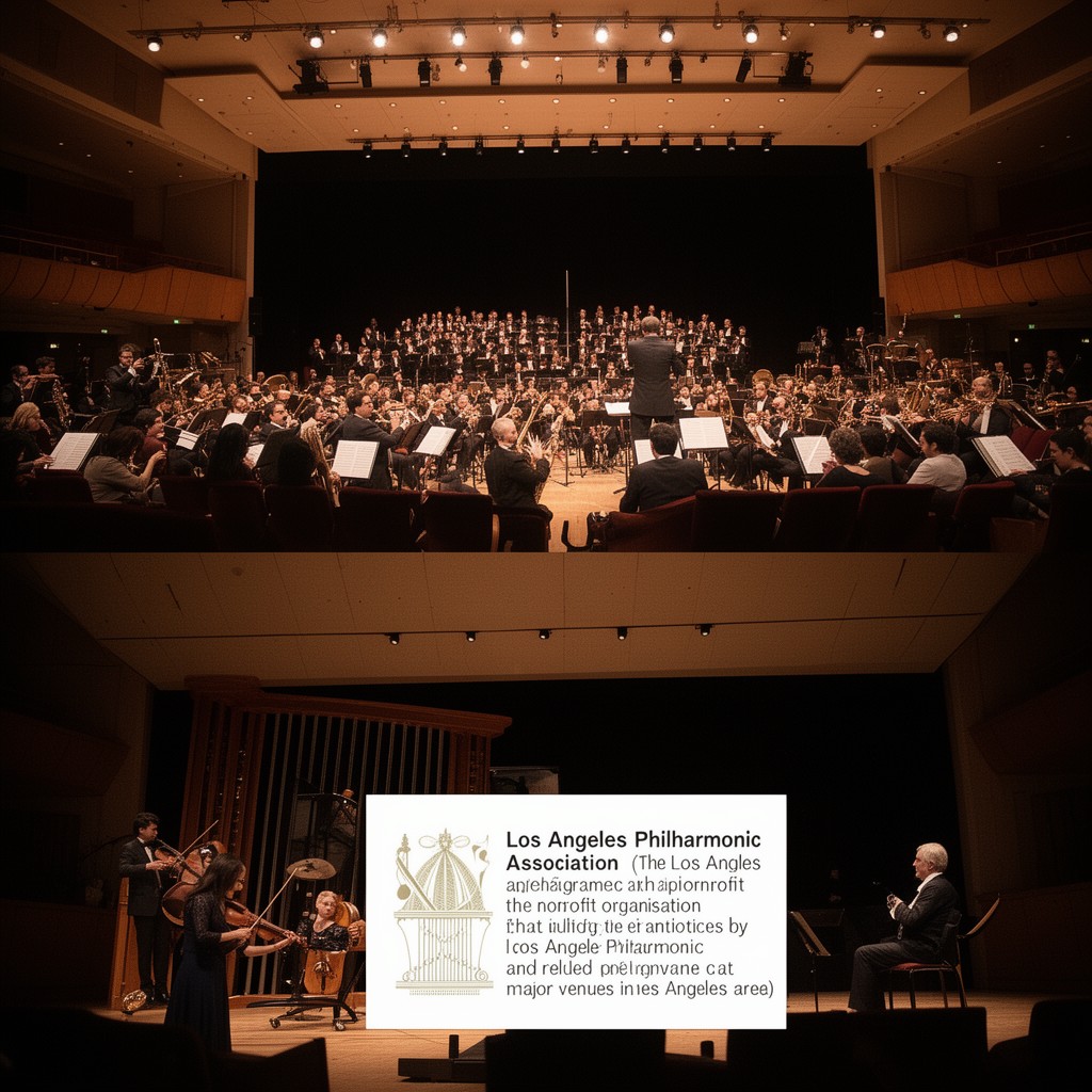 AI-generated illustration of Los Angeles Philharmonic Association