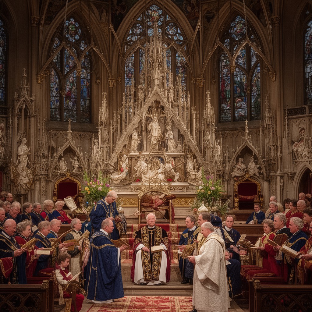 AI-generated illustration of Coronation of Charles III