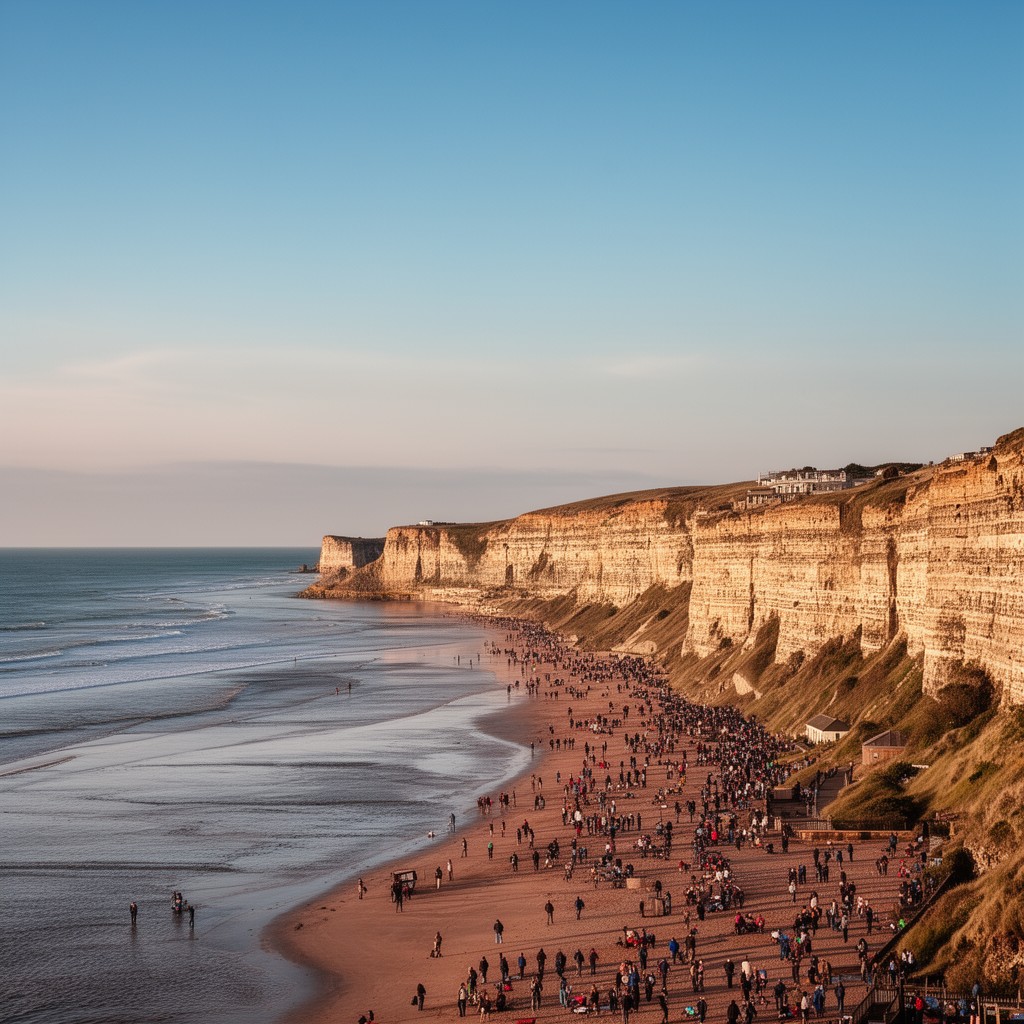 AI-generated illustration of Hunstanton
