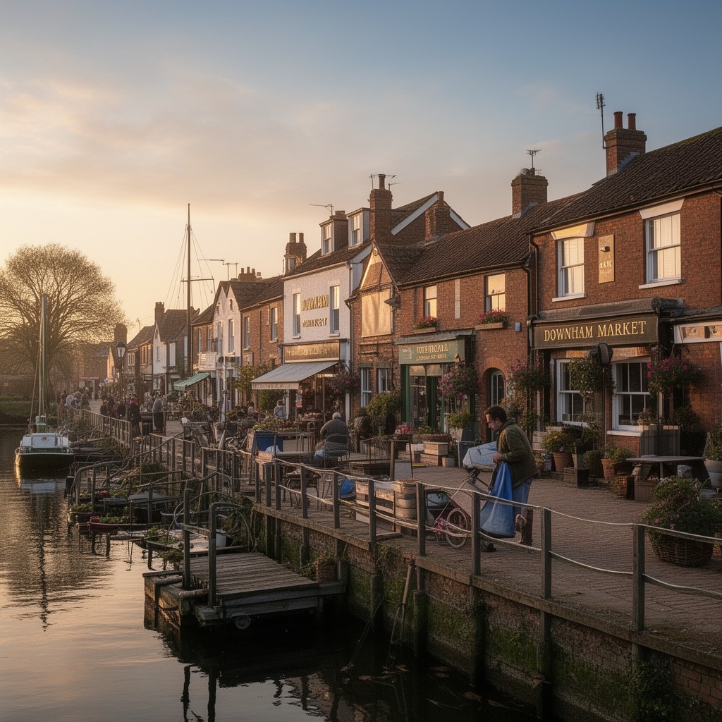 AI-generated illustration of Downham Market