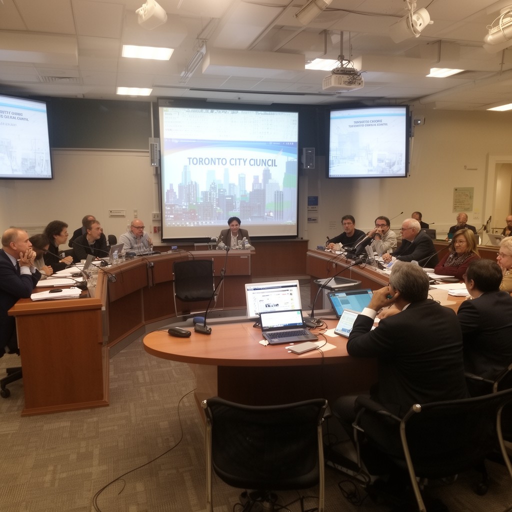 AI-generated illustration of Toronto City Council