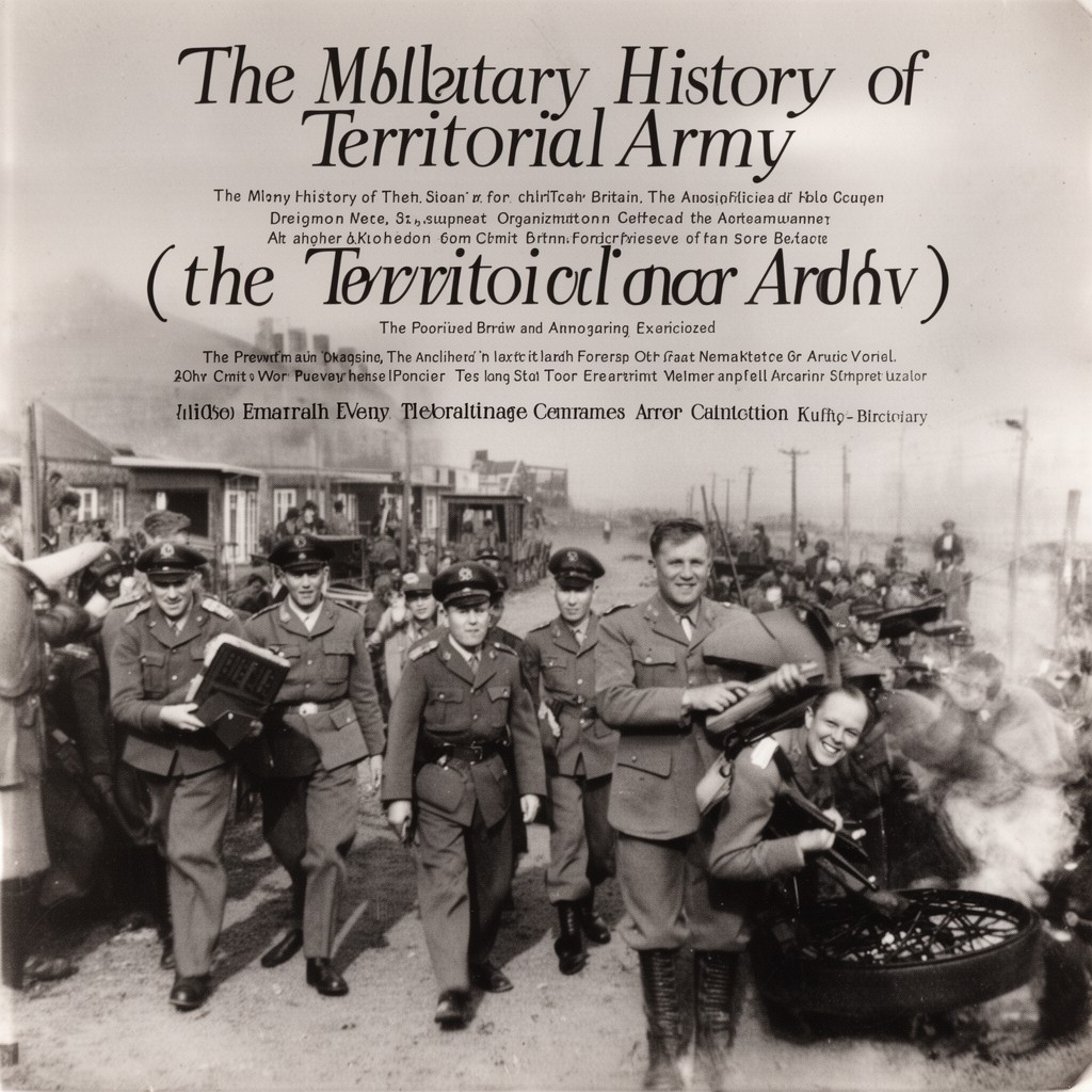 AI-generated illustration of Military history of the Territorial Army