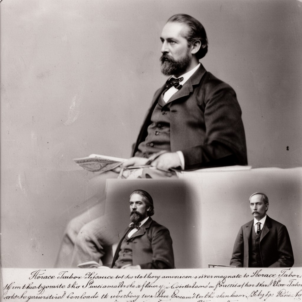 AI-generated illustration of Horace Tabor
