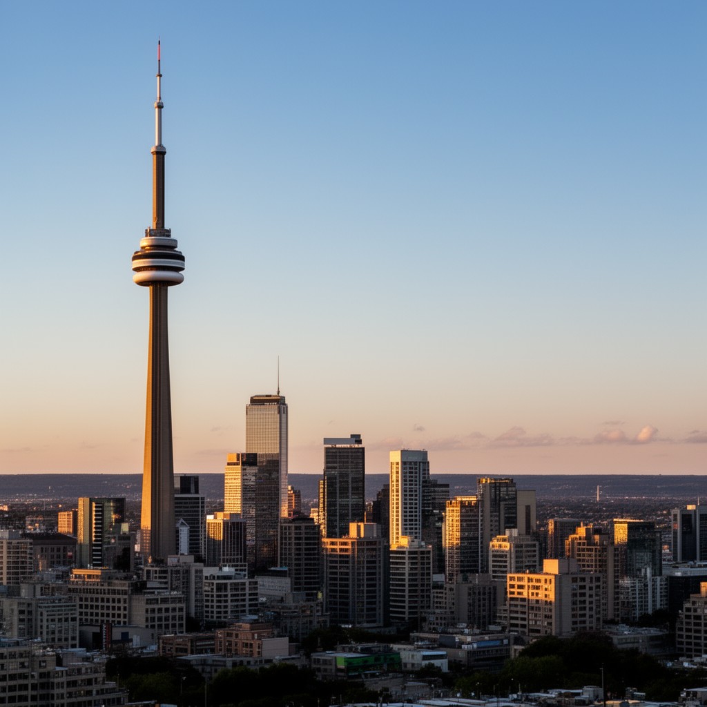AI-generated illustration of CN Tower
