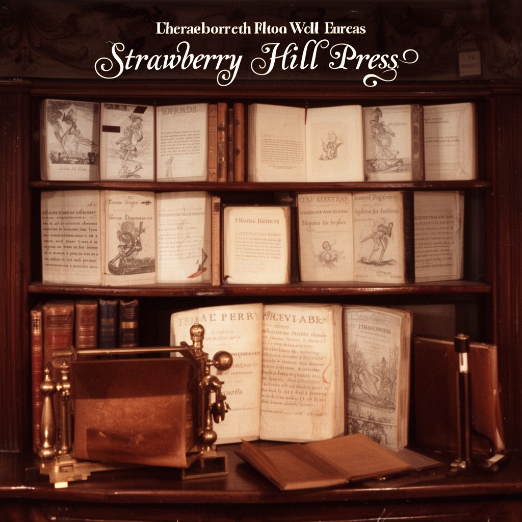 AI-generated illustration of Strawberry Hill Press