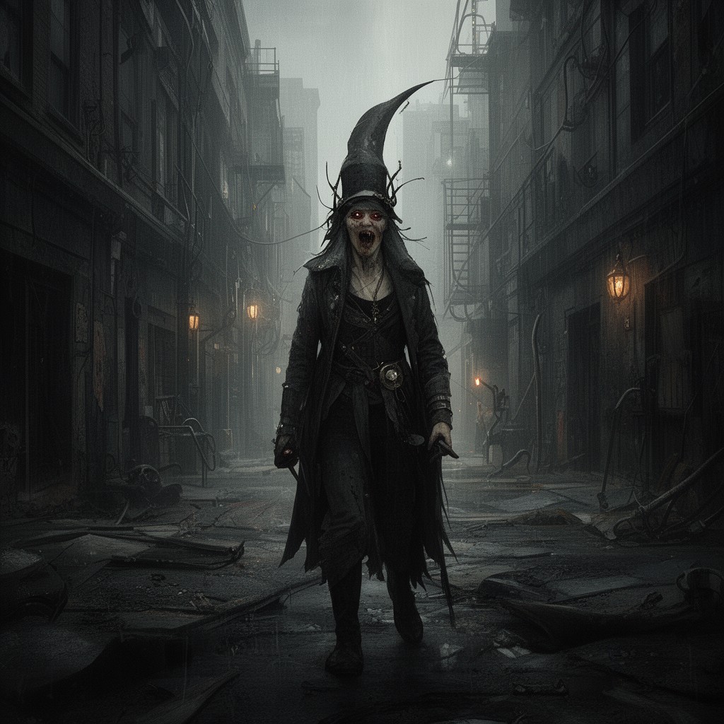 AI-generated illustration of Urban Gothic