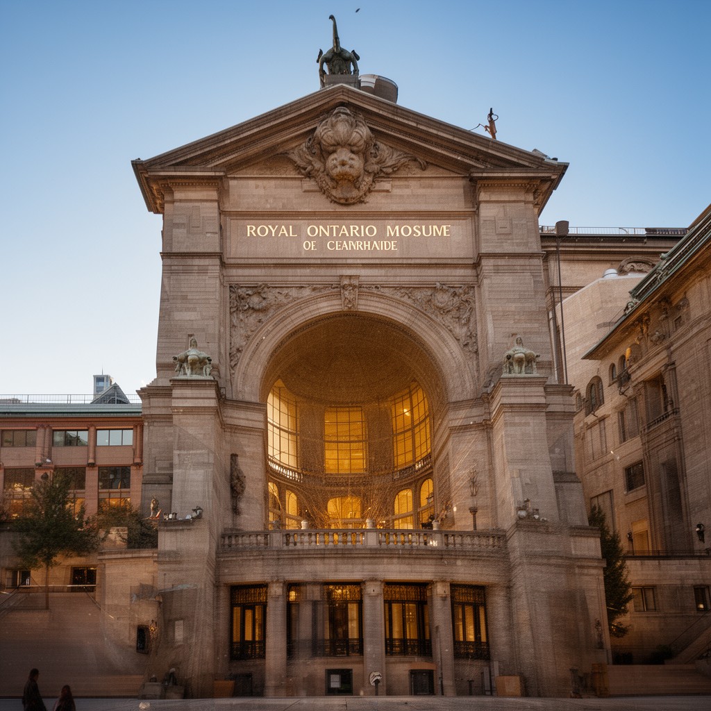 AI-generated illustration of Royal Ontario Museum