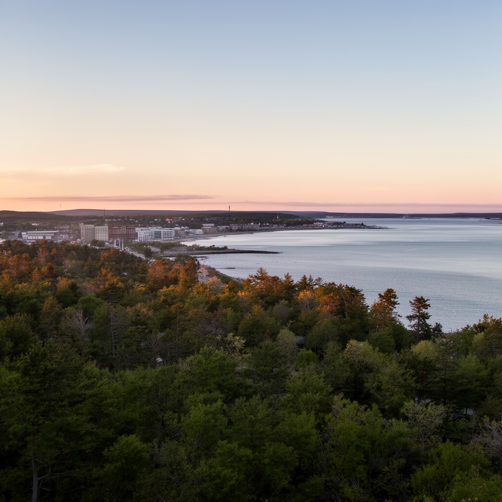 AI-generated illustration of Southern Maine