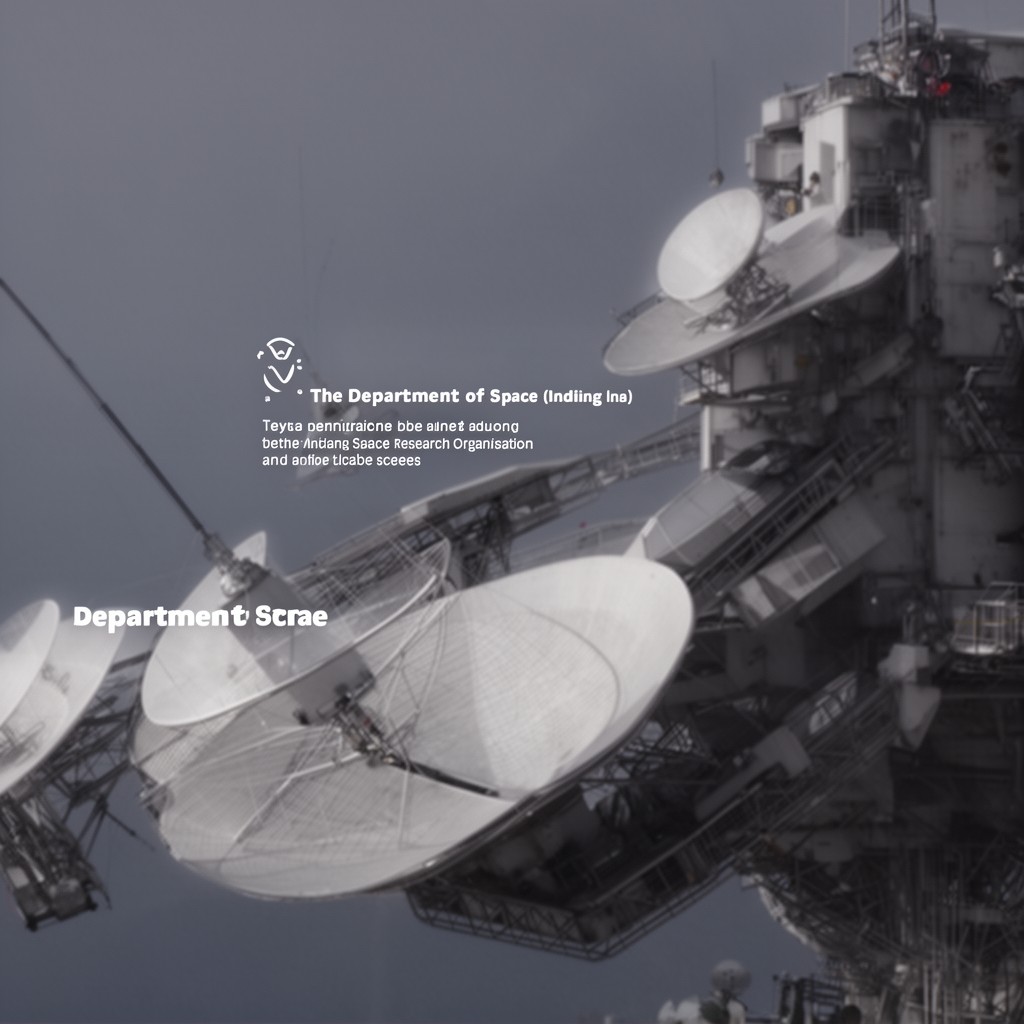 AI-generated illustration of Department of Space (India)