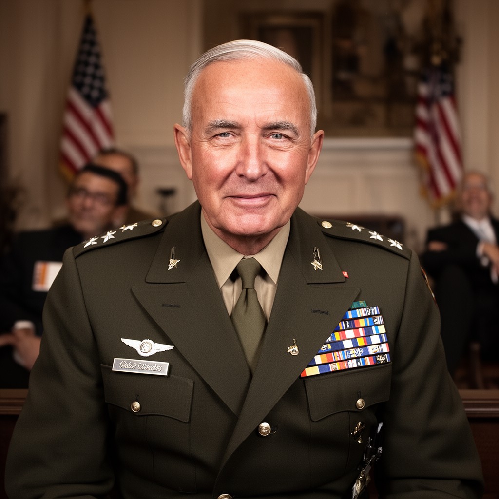 AI-generated illustration of Dwight D. Eisenhower