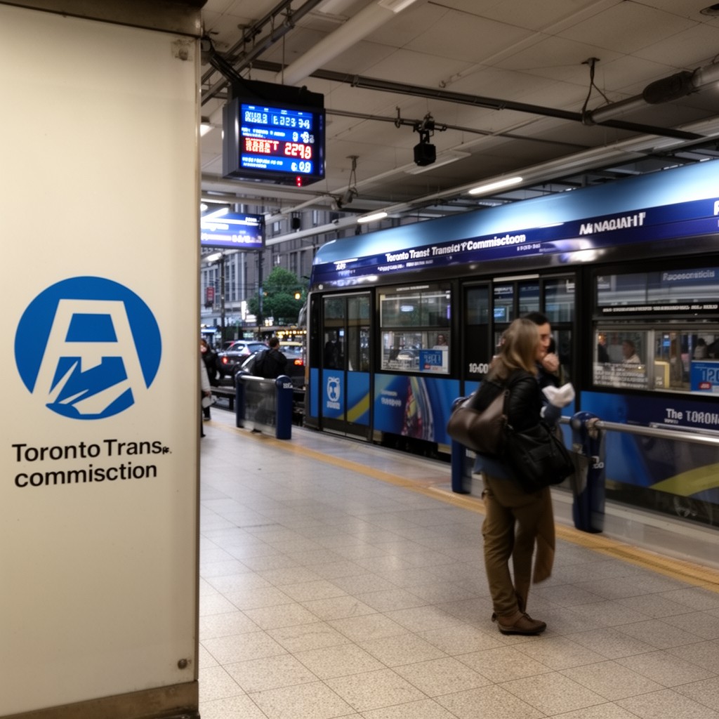 AI-generated illustration of Toronto Transit Commission