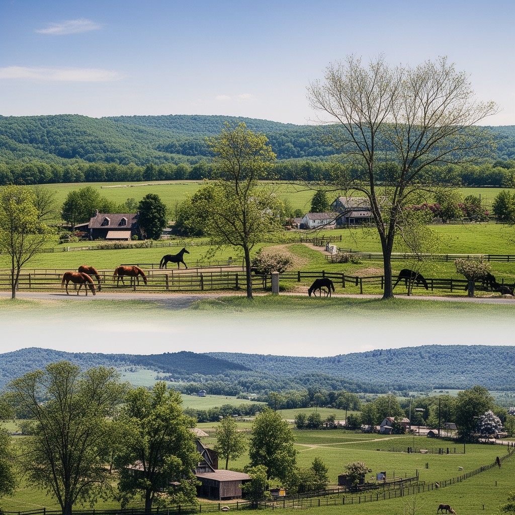 AI-generated illustration of Scott County, Kentucky