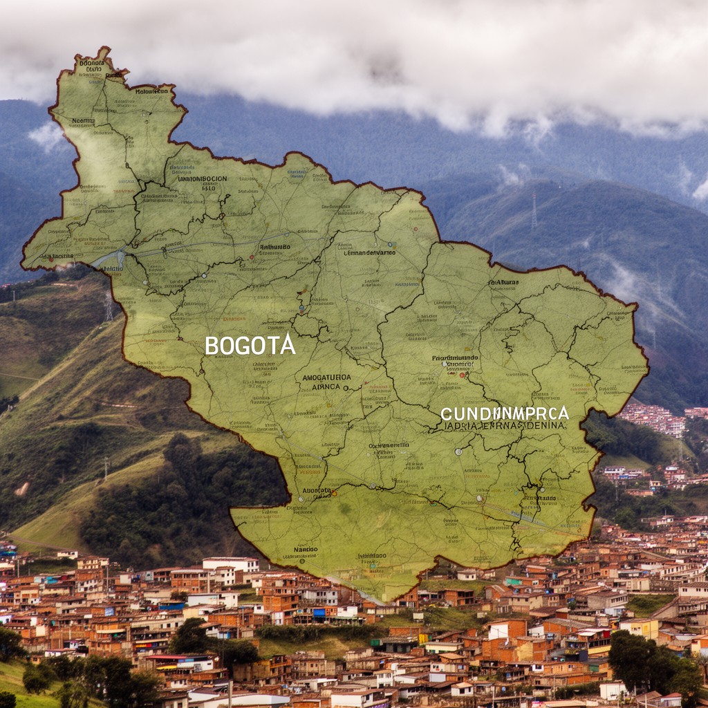 AI-generated illustration of Cundinamarca region