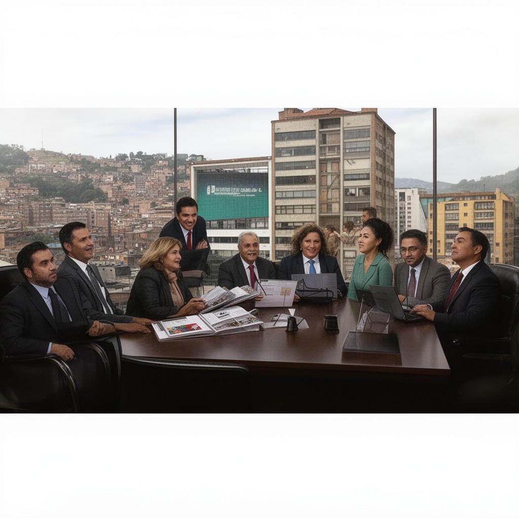 AI-generated illustration of Mayor and City Council of Bogotá