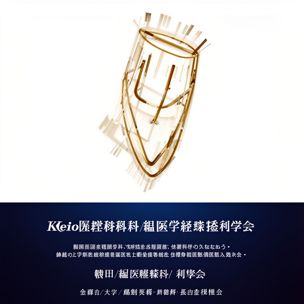 AI-generated illustration of Keio Medical Science Prize