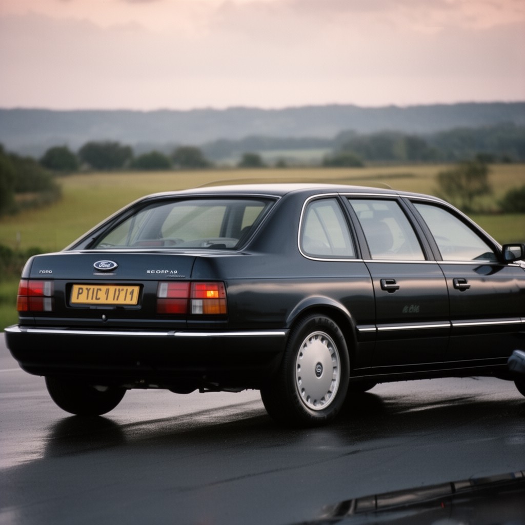 AI-generated illustration of Ford Scorpio