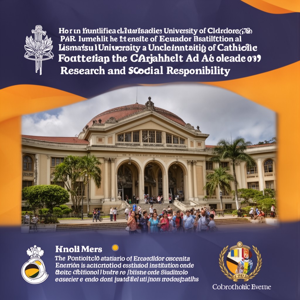 AI-generated illustration of Pontifical Catholic University of Ecuador