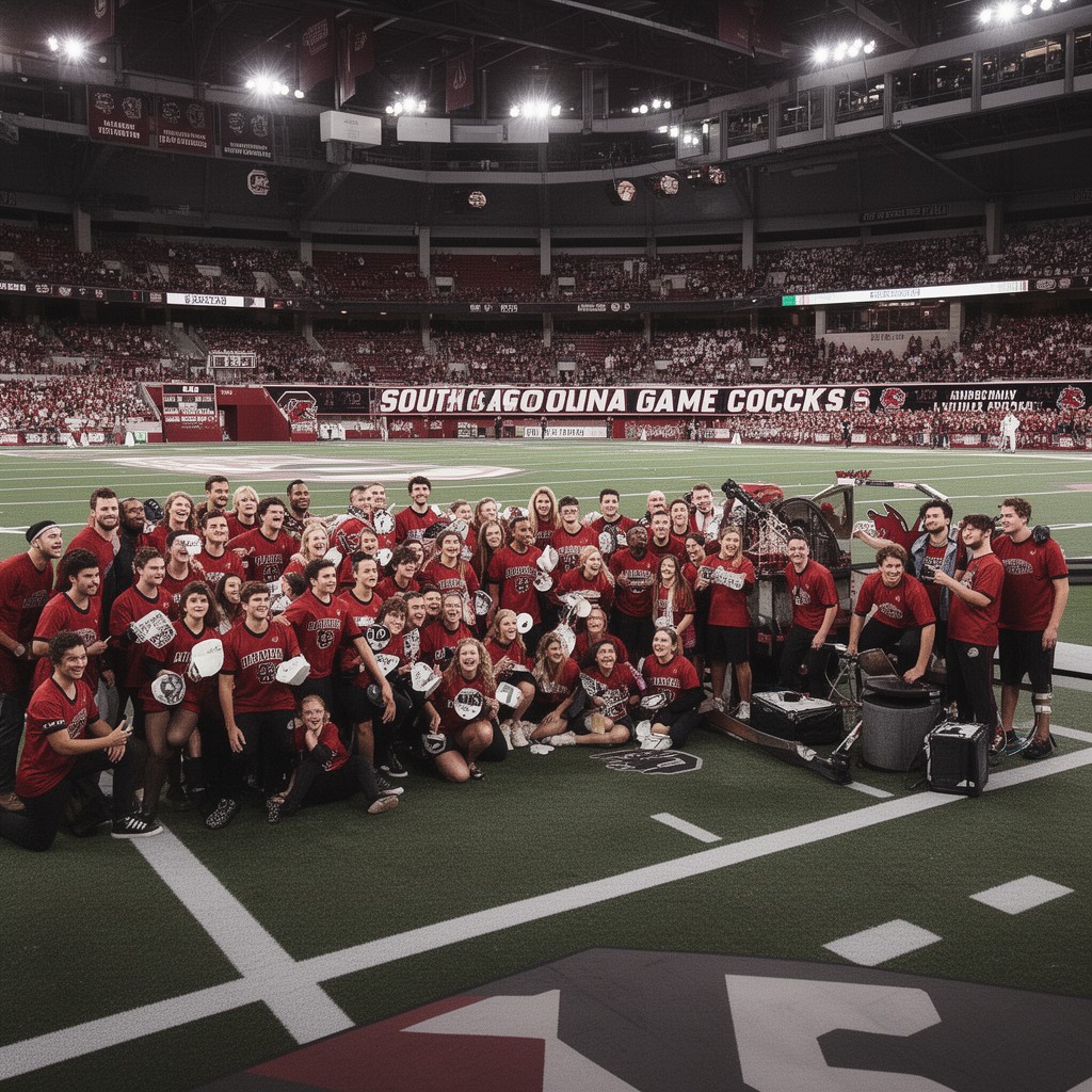 AI-generated illustration of South Carolina Gamecocks athletic program
