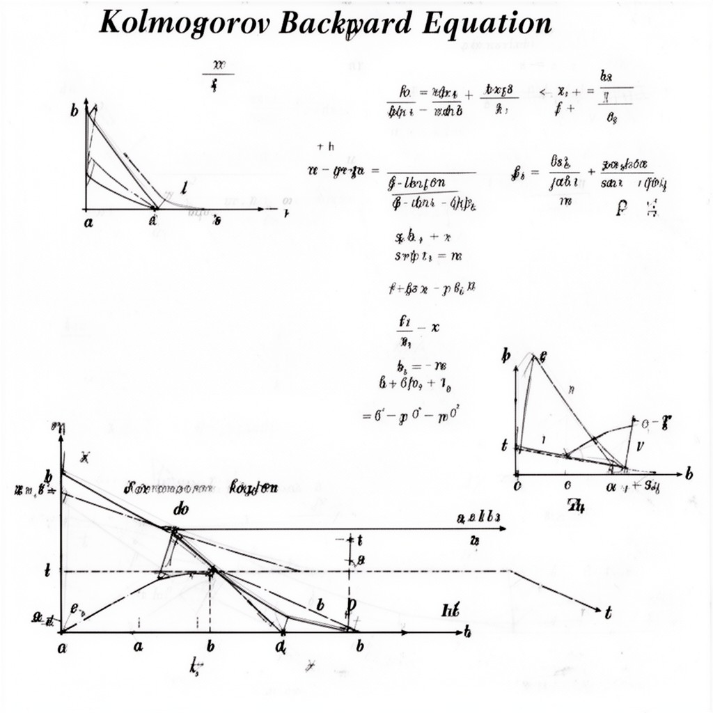 AI-generated illustration of Kolmogorov backward equation