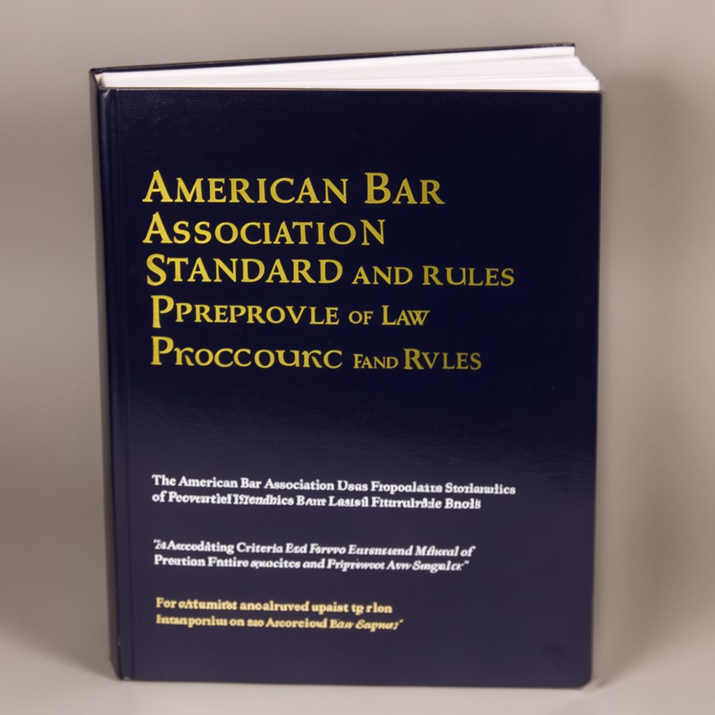 AI-generated illustration of American Bar Association Standards and Rules of Procedure for Approval of Law Schools