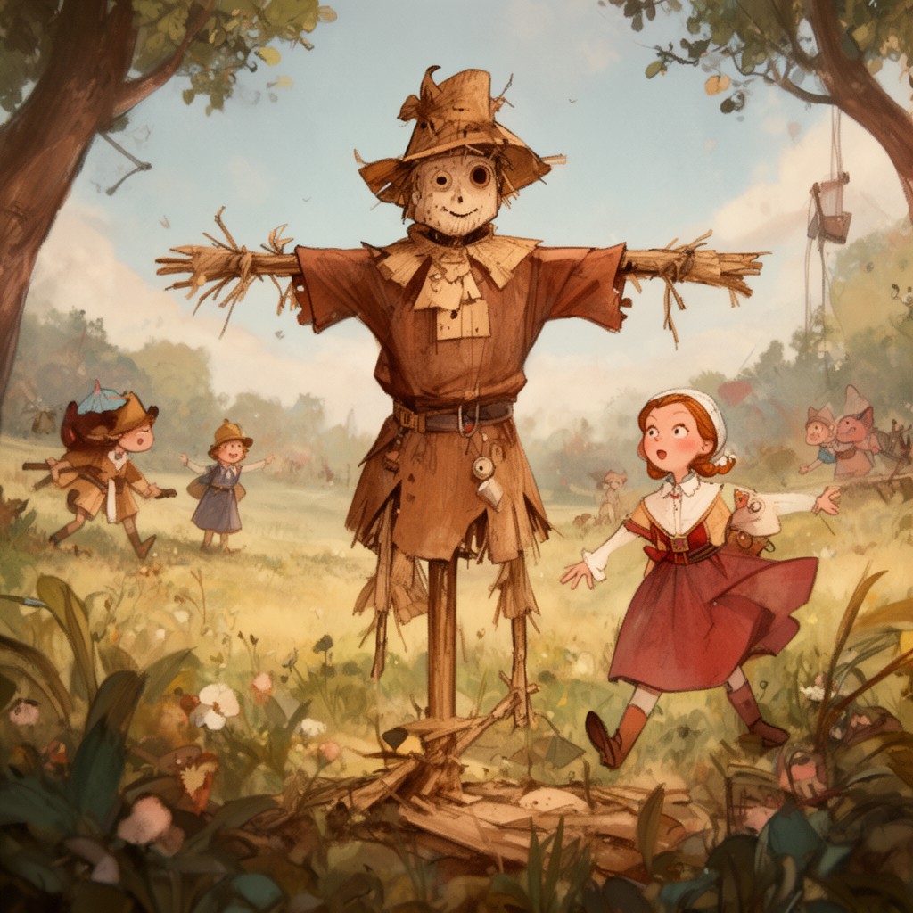 AI-generated illustration of The Scarecrow