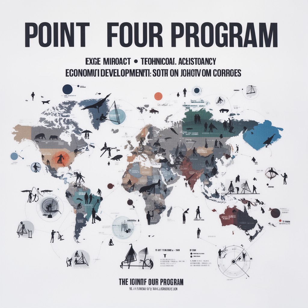AI-generated illustration of Point Four Program