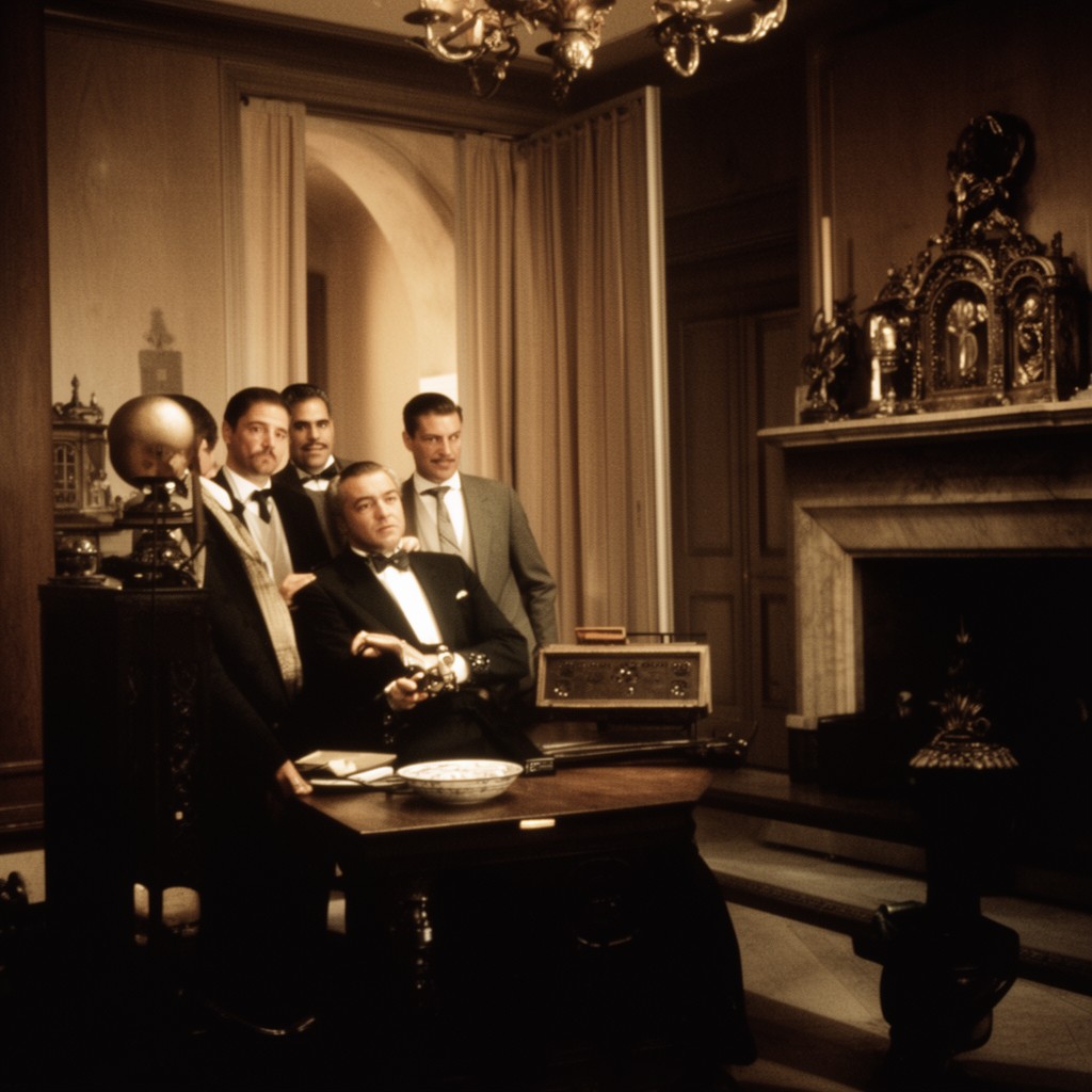 AI-generated illustration of The Godfather Part II