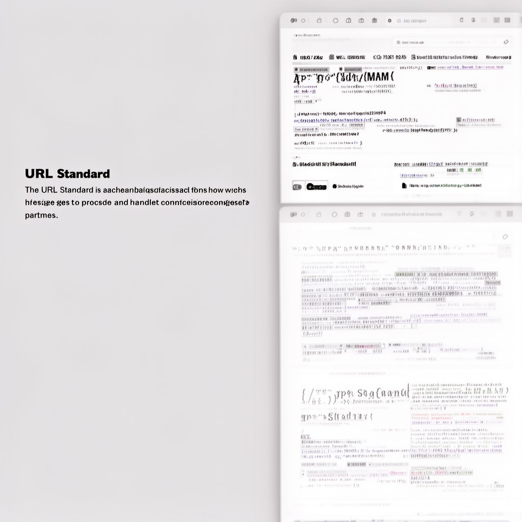 AI-generated illustration of URL Standard
