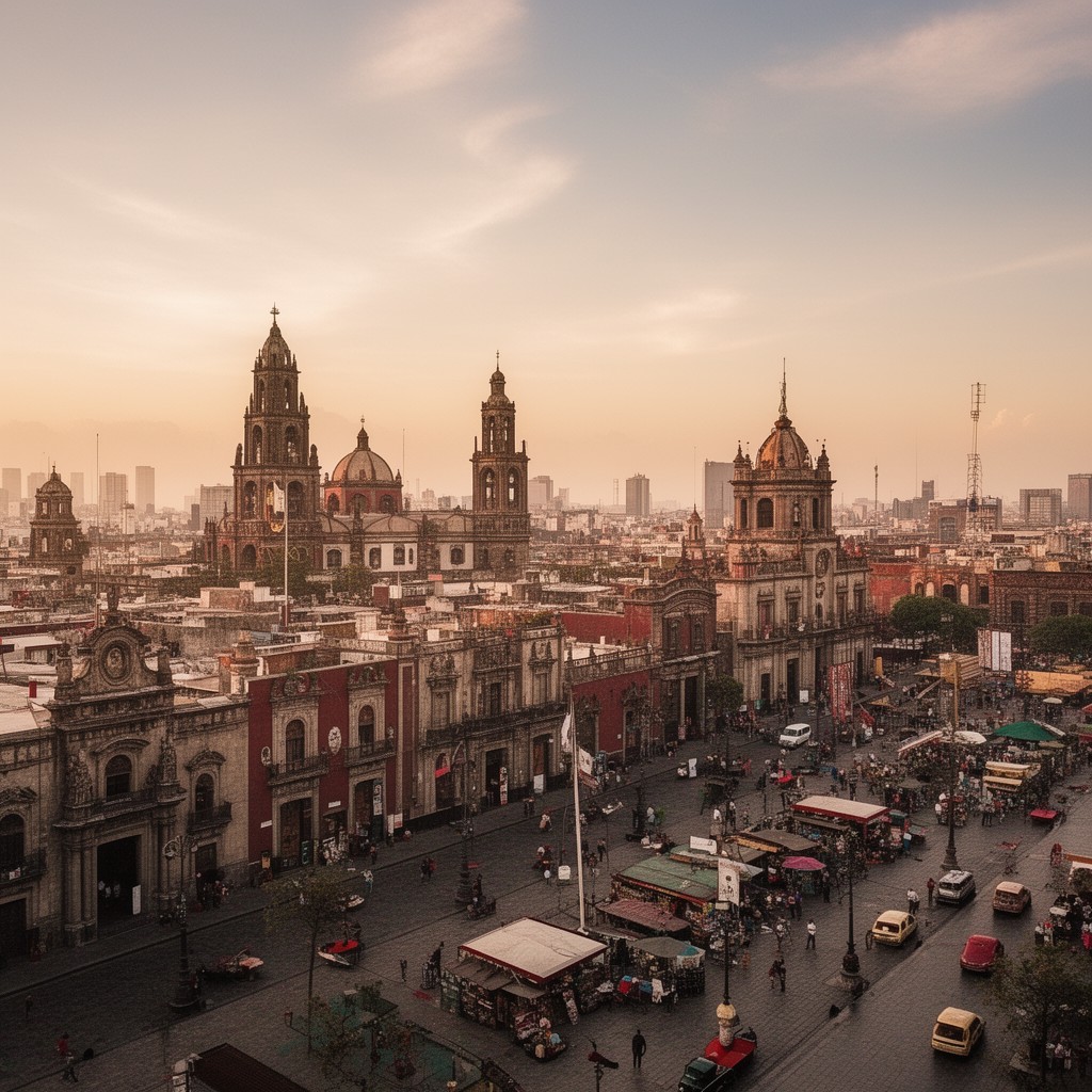AI-generated illustration of Colonia Centro