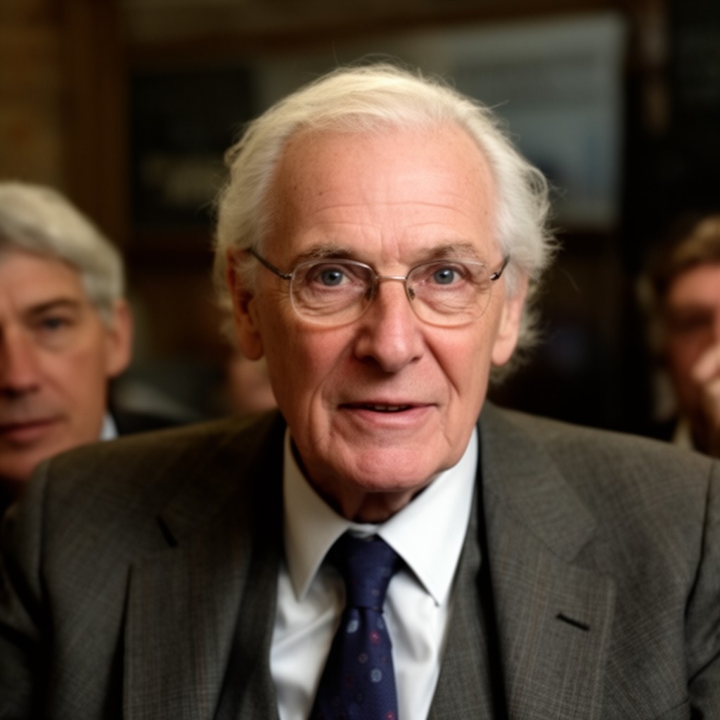 AI-generated illustration of Michael Foot