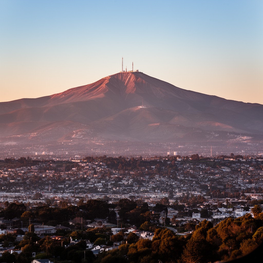 AI-generated illustration of Mount Diablo