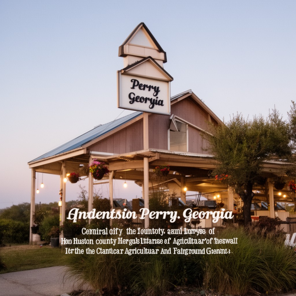 AI-generated illustration of Perry, Georgia